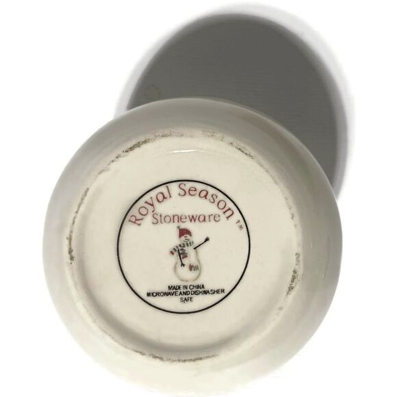 Royal Seasons Stoneware Snowman Spoon Rest and Sugar Bowl - Picture 7 of 7
